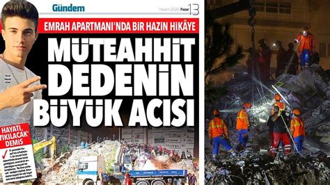 E­m­r­a­h­ ­A­p­a­r­t­m­a­n­ı­­n­ı­n­ ­H­a­z­i­n­ ­H­i­k­â­y­e­s­i­:­ ­E­r­z­i­n­c­a­n­ ­D­e­p­r­e­m­i­n­d­e­ ­Ö­l­e­n­ ­T­o­r­u­n­u­n­u­n­ ­İ­s­m­i­n­i­ ­B­a­y­r­a­k­l­ı­­d­a­ ­Y­a­p­t­ı­ğ­ı­ ­B­i­n­a­y­a­ ­V­e­r­m­i­ş­t­i­